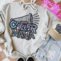 Cheer mama colorful stones megaphone (CITY) 44013 DTF transfer