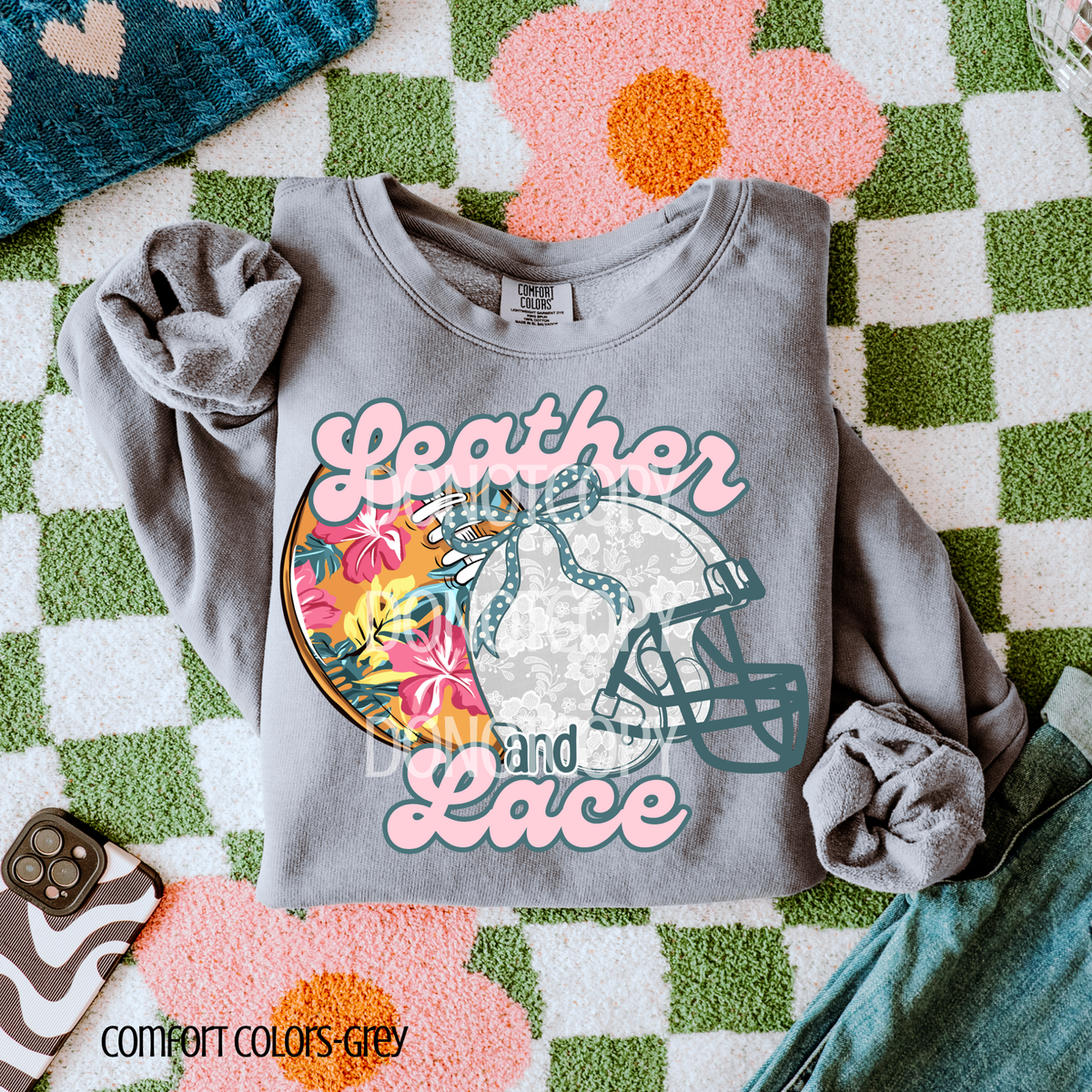 Leather lace CSG DTF transfer