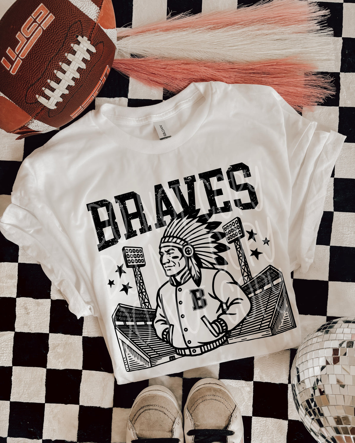 Braves Letterman mascots PHDC DTF transfer