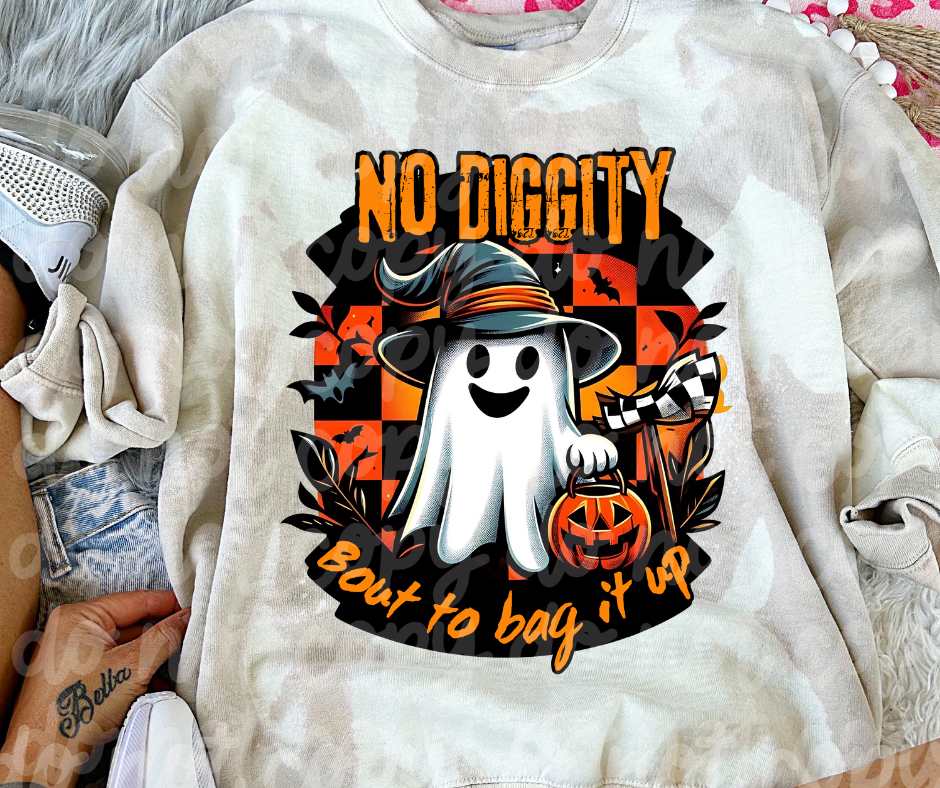 No diggity bout to bag it up (VS) 52191 DTF transfer