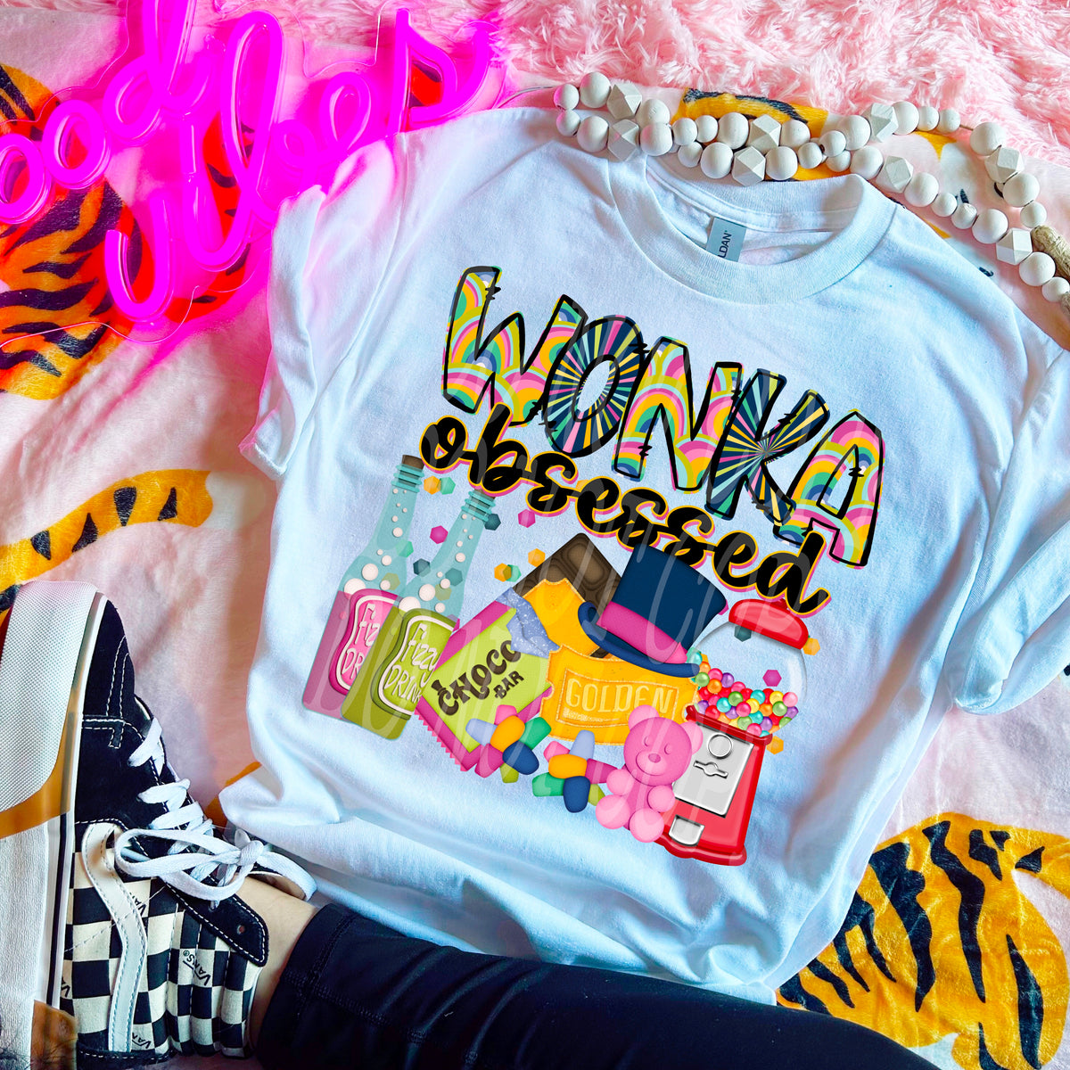 Chocolate guy obsessed DD DTF transfer