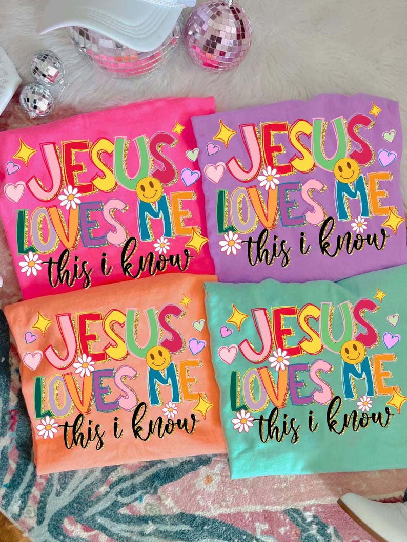 Jesus loves me this i know Sunday Special DTF