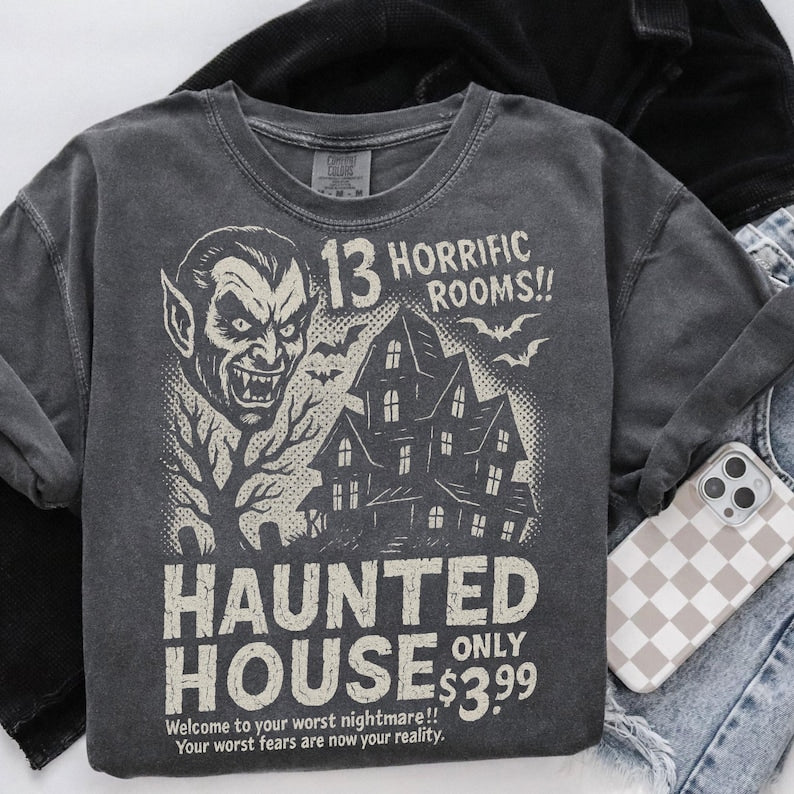 13 horrific rooms DTF transfer