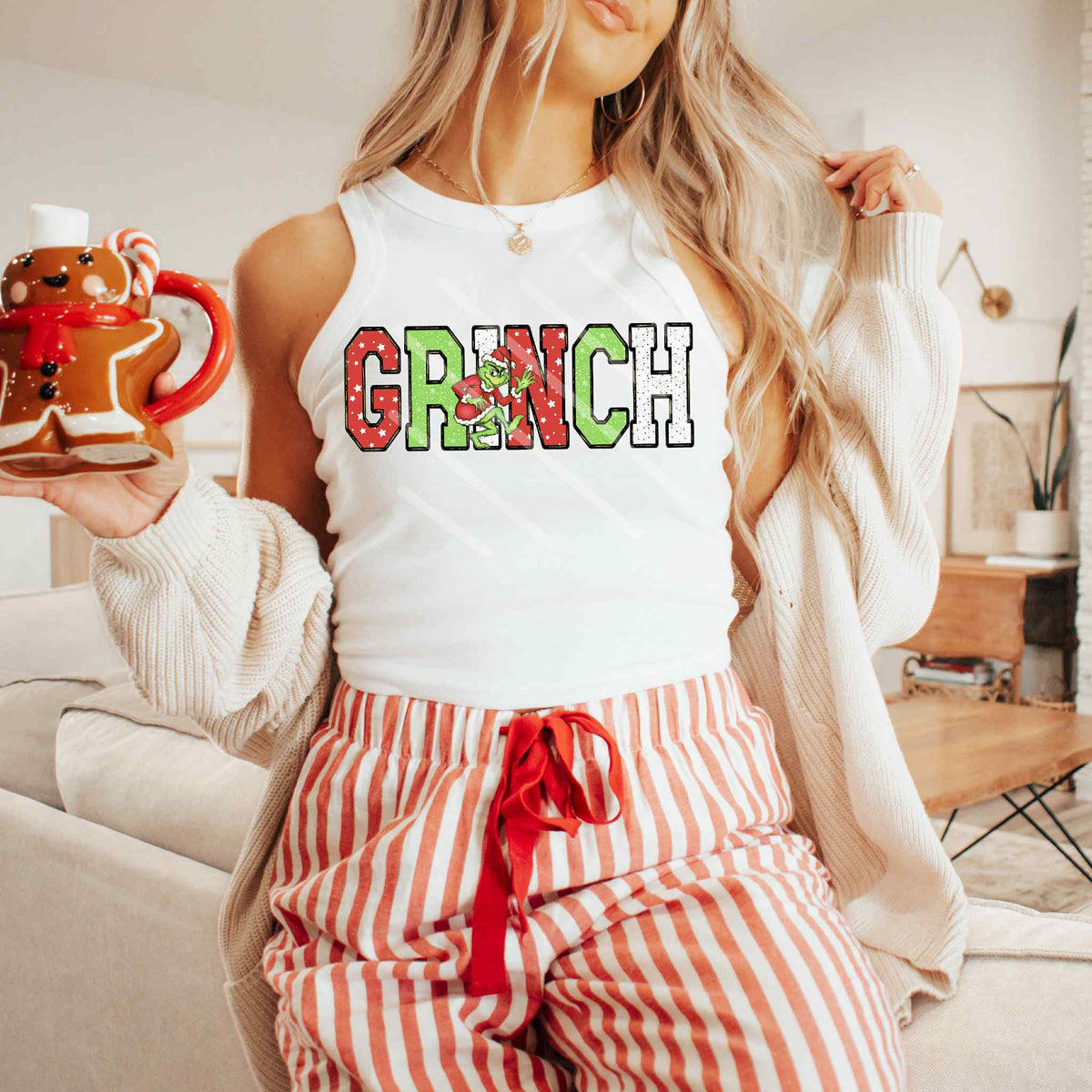 Green guy name DTF transfer