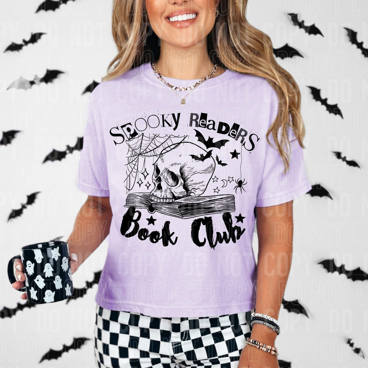 Spooky readers book club BLACK sbb  DTF transfer