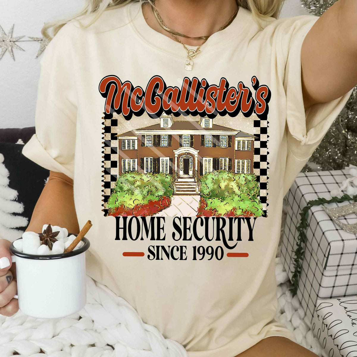 Mccallister's home security since 1990 DTF transfer