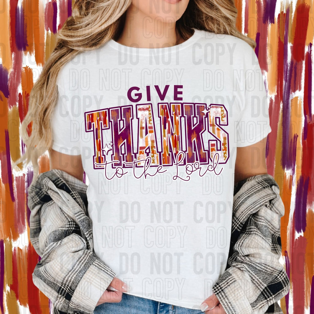 Give Thanks to the Lord SBB DTF transfer