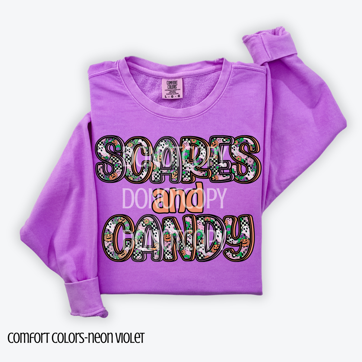 Scares and candy CSG DTF transfer