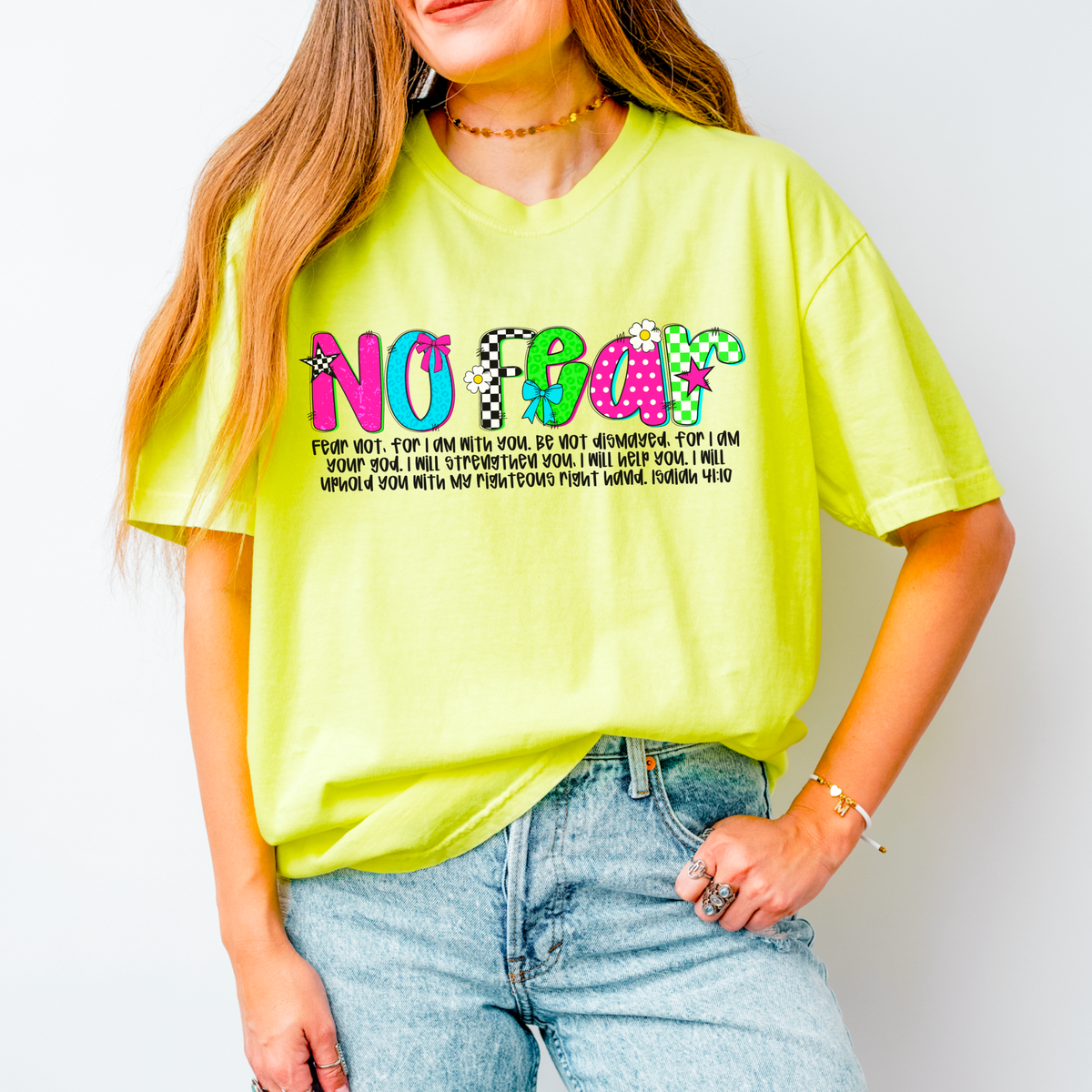 No fear  SWD DTF transfer