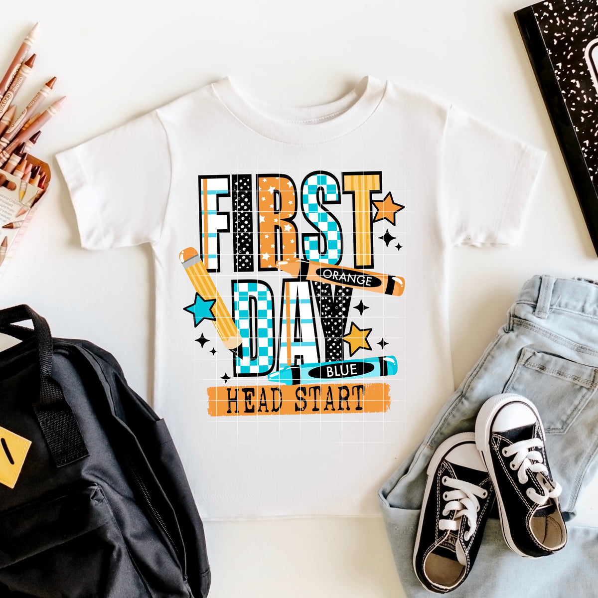 First day head start BOY CSC DTF transfer