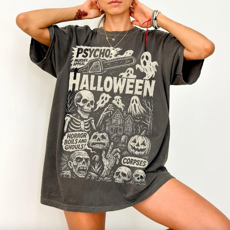 Psycho halloween DTF transfer