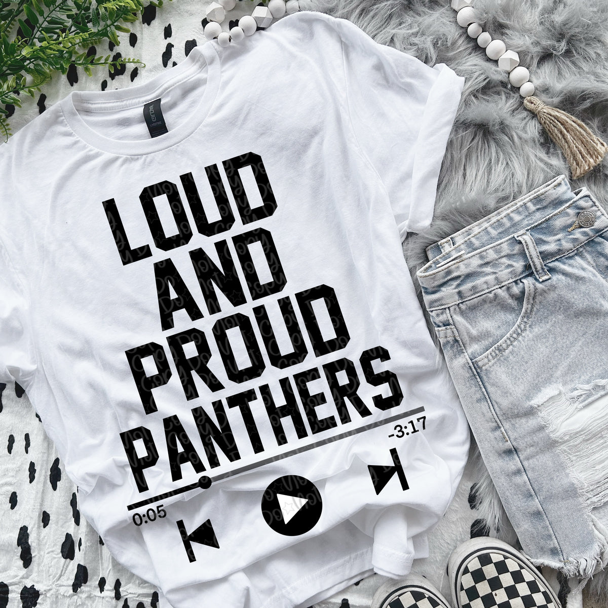 Loud and proud panthers VIRGO DTF transfer