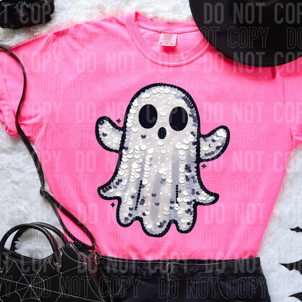Sequin ghost 52107 DTF transfer