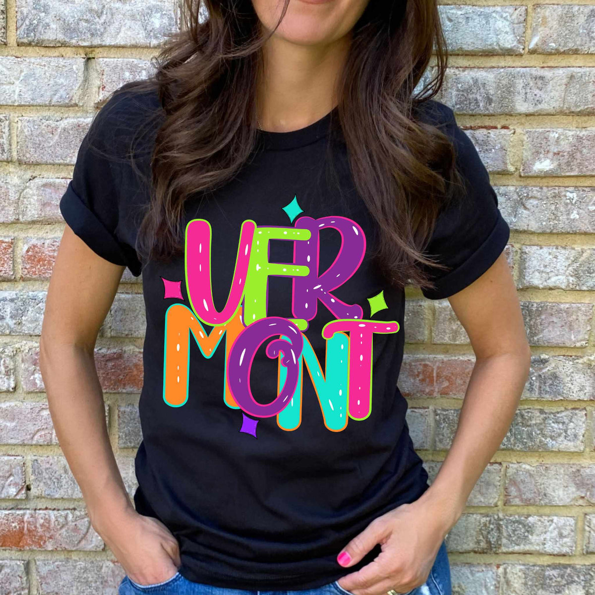 Vermont neon states 44936 DTF transfer