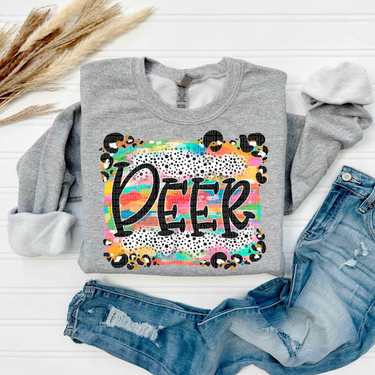 Deer exclusive mascot 50501 DTF transfer