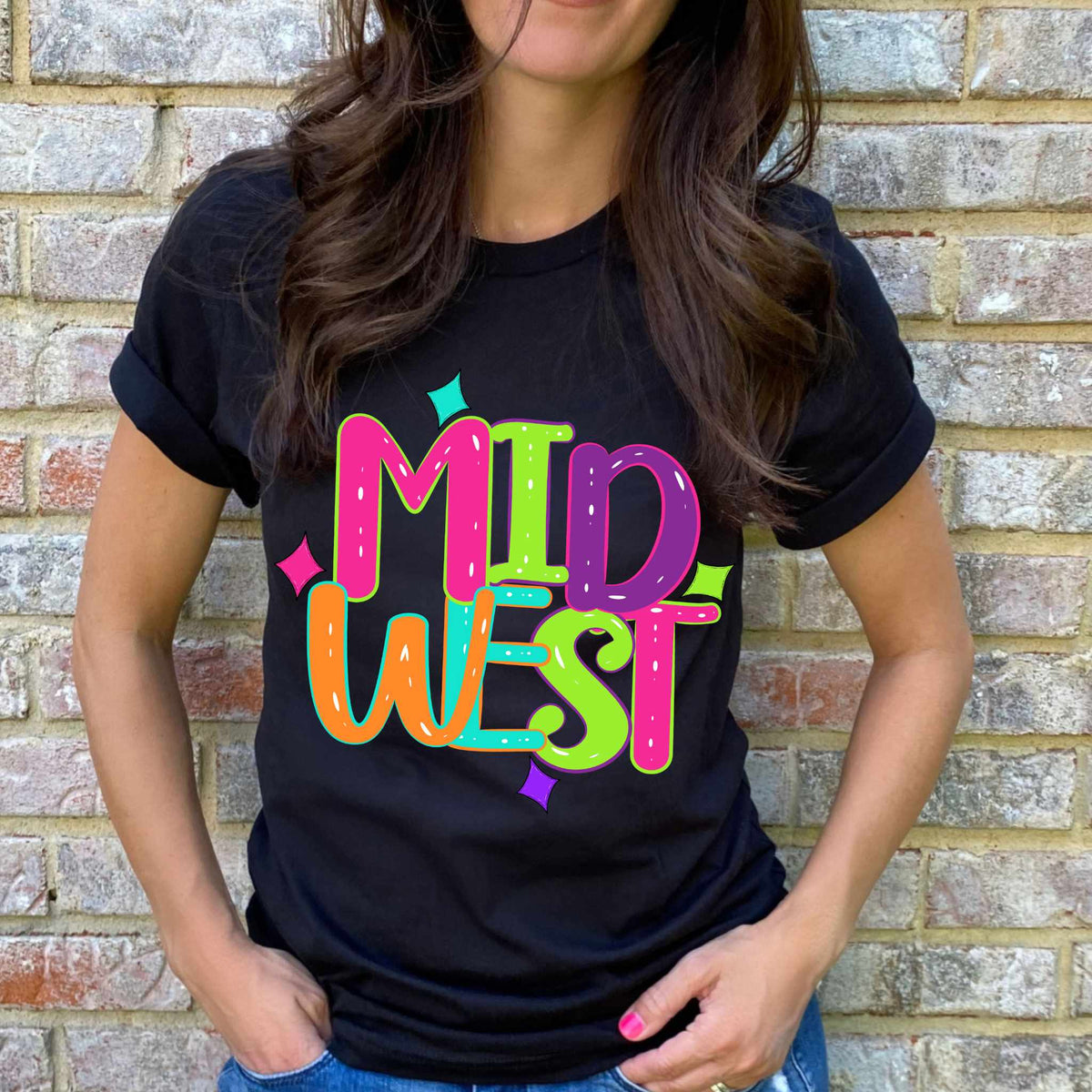 Midwest neon states 44940 DTF transfer