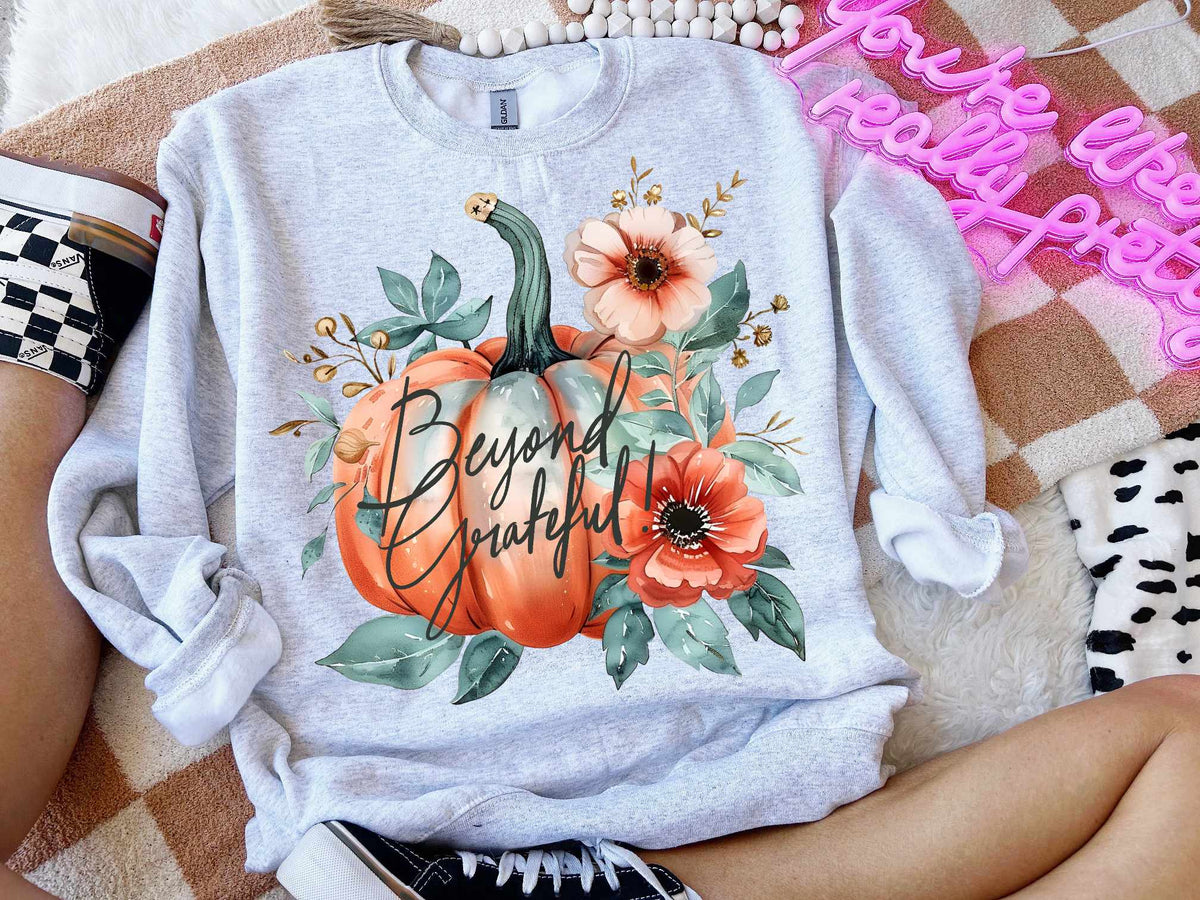 Beyond grateful pumpkin (VS) 52219 DTF transfer
