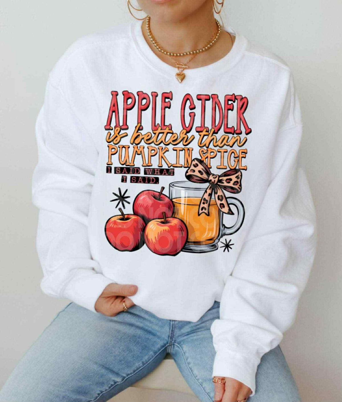Apple cider PH sunday special DTF transfer