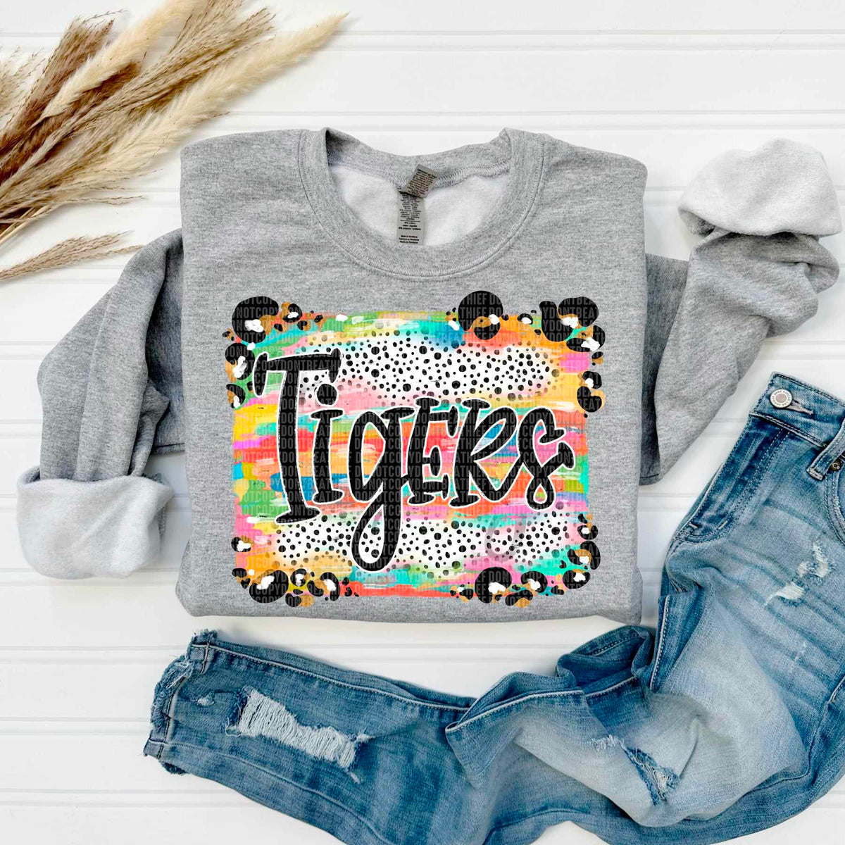 Tigers exclusive mascot 50447 DTF transfer