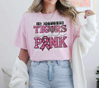 In october tigers wear pink 52039 DTF transfer