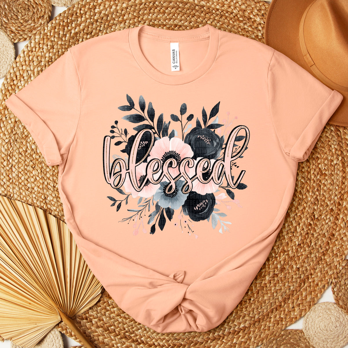 Blessed florals SDD DTF transfer