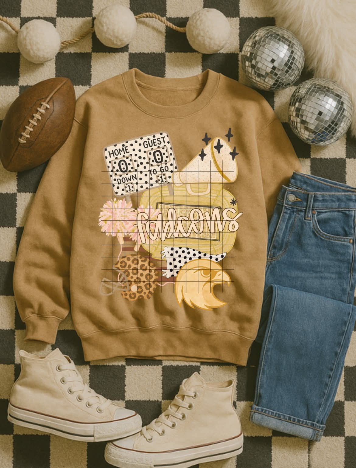 Falcons beige (City) DTF transfer