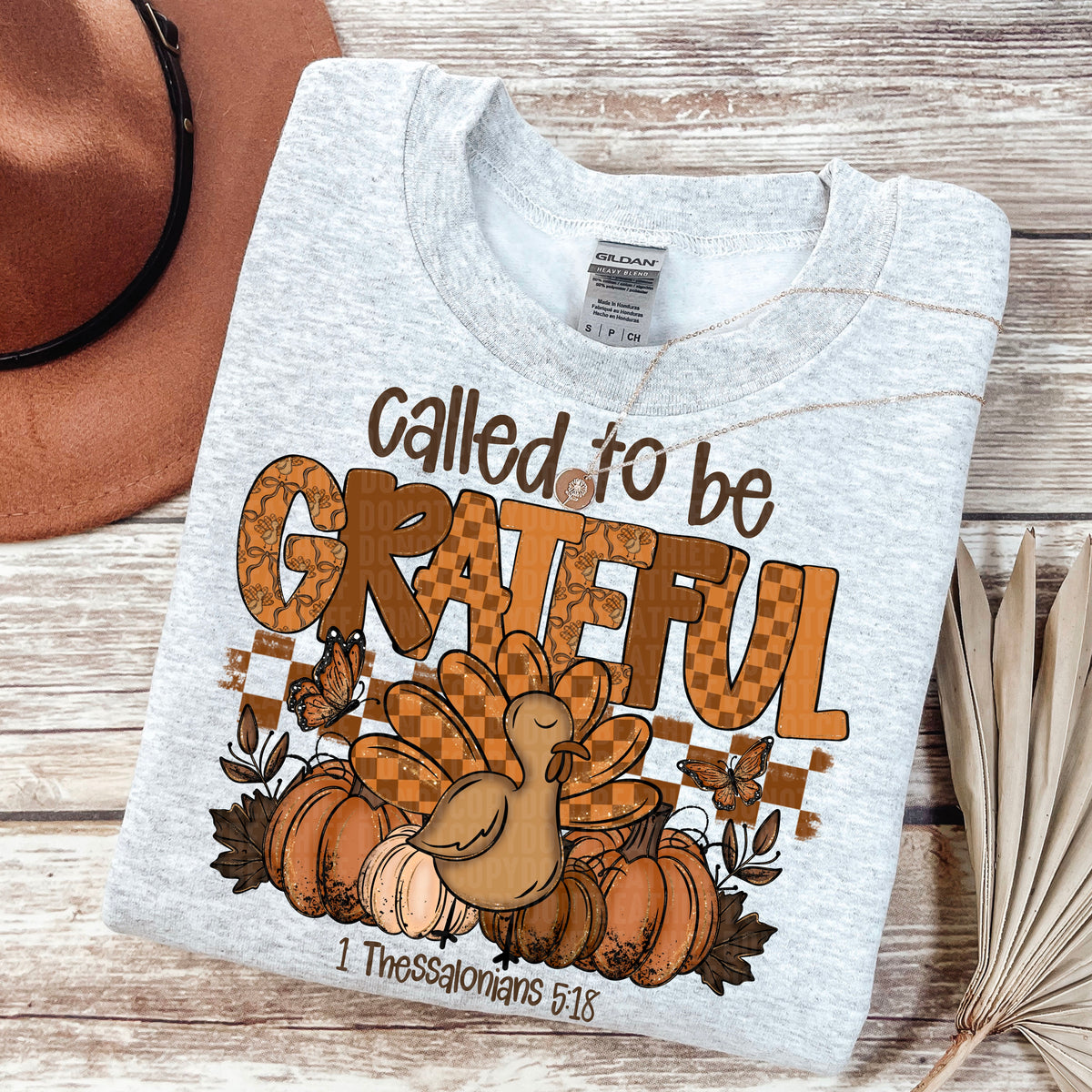 Called to be greatful turkey SDD DTF transfer