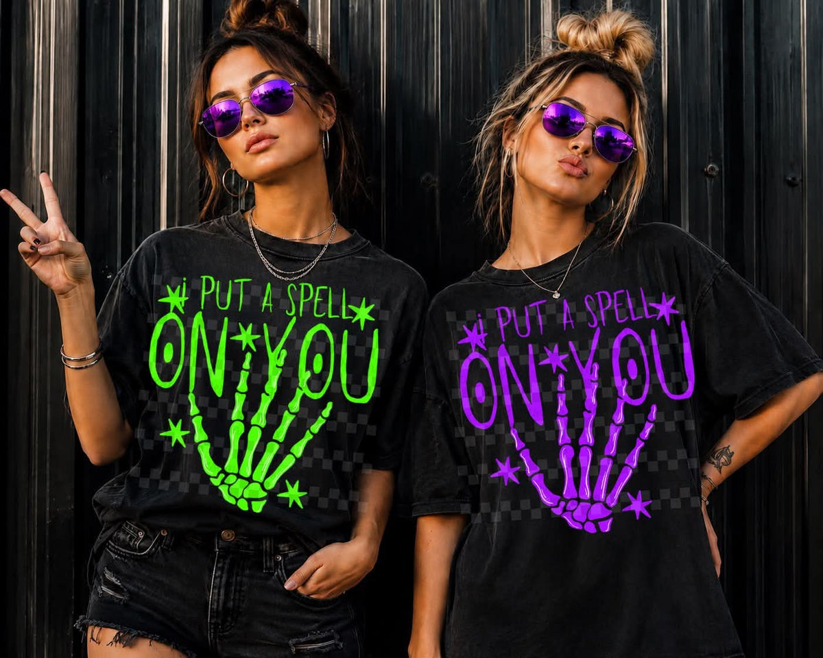 Put a spell on you GREEN (texan) Sunday Special DTF transfer