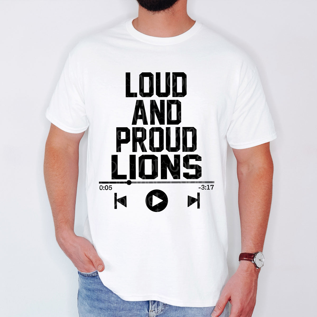 Loud and proud lions VIRGO DTF transfer