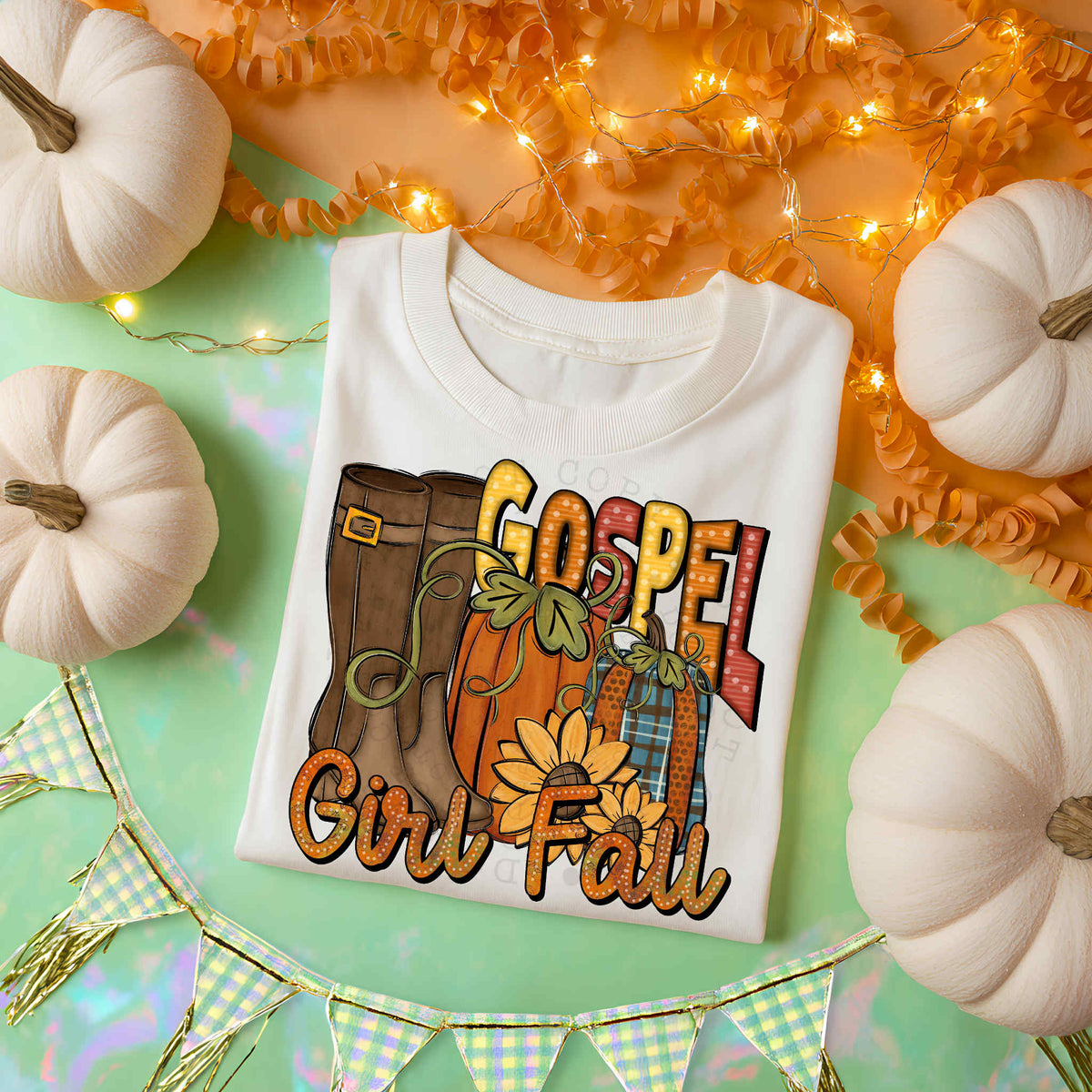 Gospel girl fall DTF transfer