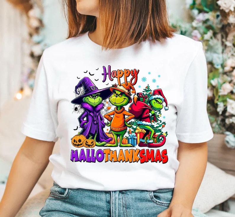 Happy hallothankmas green man Sunday Special DTF