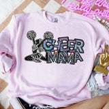 Cheer mama colorful stones skinny font (CITY) 44012 DTF transfer