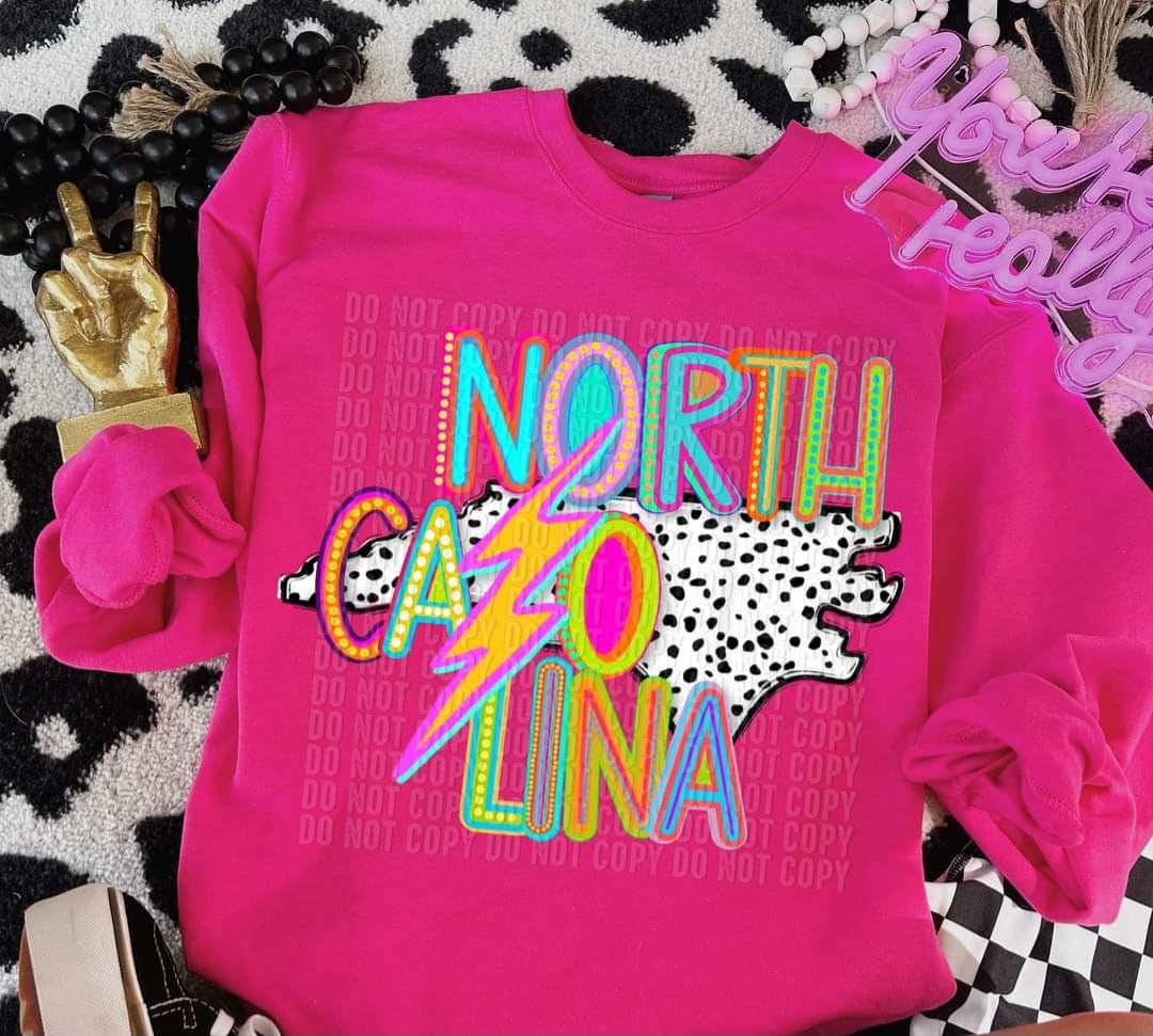 North carolina dalmatian background (CRAFTI) 44138 DTF transfer