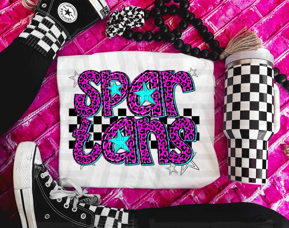 Spartans Pink Leopard Neon (Caplinger) DTF transfer