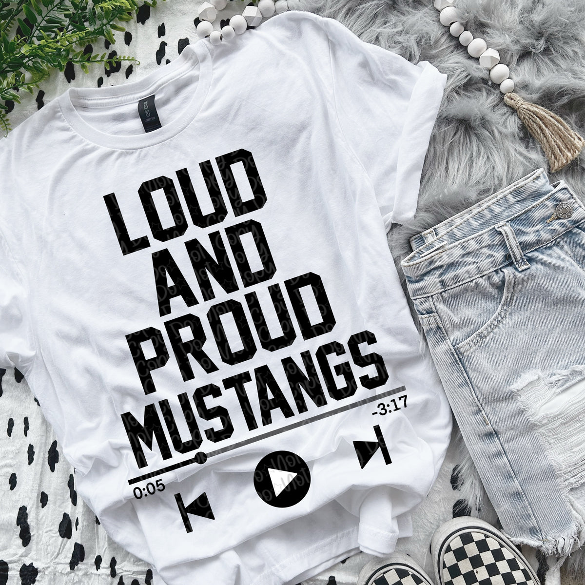 Loud and proud mustangs VIRGO DTF transfer