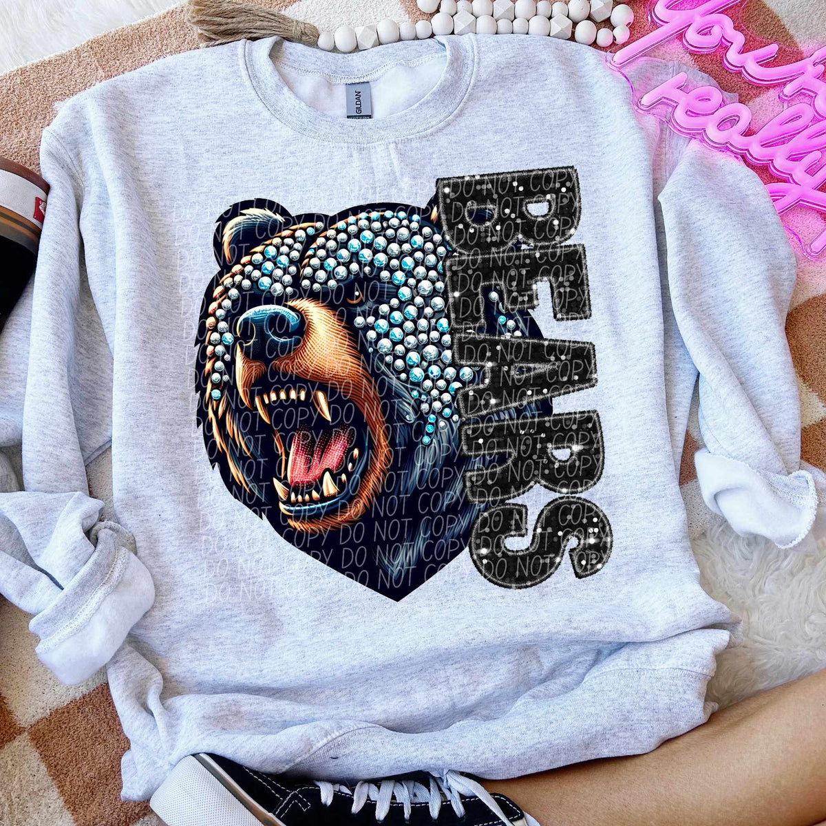 Bears half mascots (CITY) 50338 DTF transfer