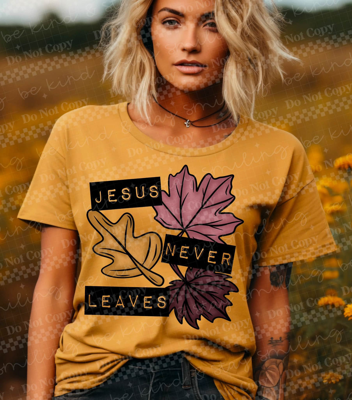 Jesus never leaves CMLD Sunday Special DTF transfer