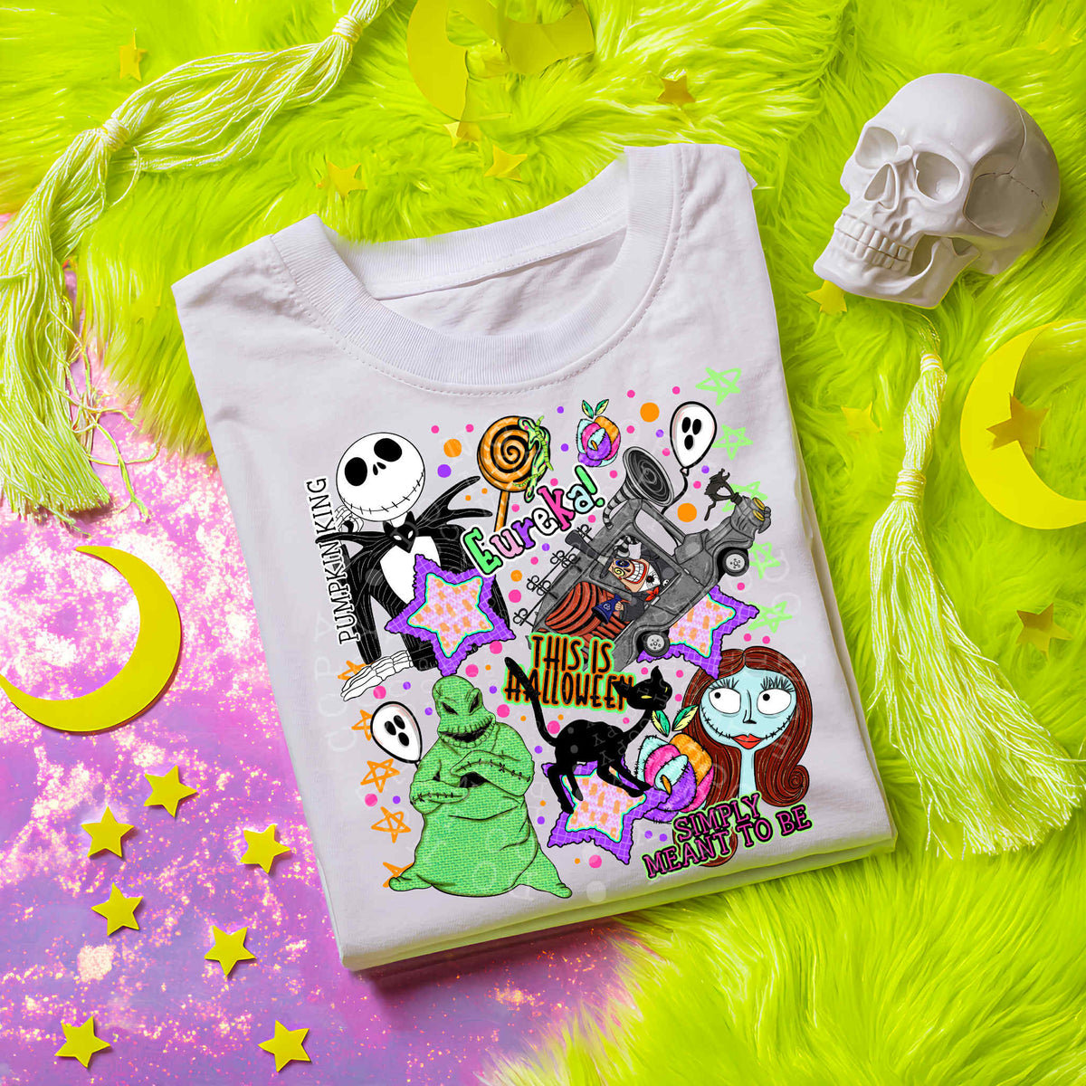 Pumpkin king Collage C's DTF transfer