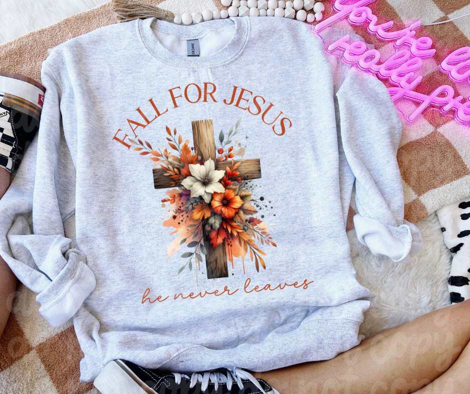 Fall for jesus cross (VS) 52213 DTF transfer