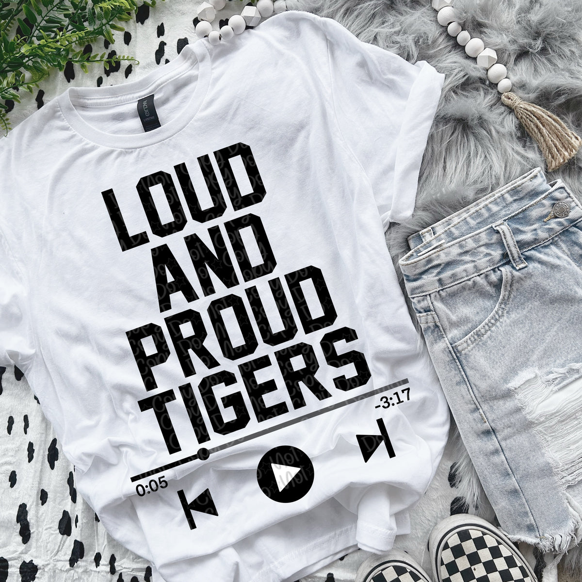 Loud and proud tigers VIRGO DTF transfer