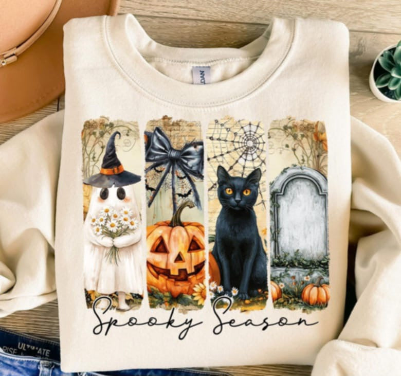 Spooky season frame collage Sunday Special DTF