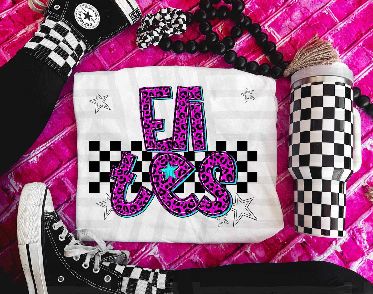 Elites Pink Leopard Neon (Caplinger) DTF transfer