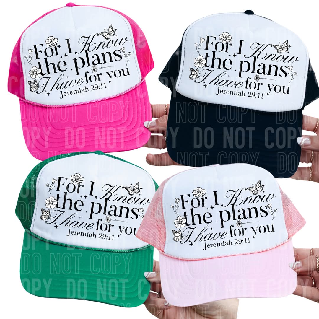 For I know the plans I have for you DTF transfer