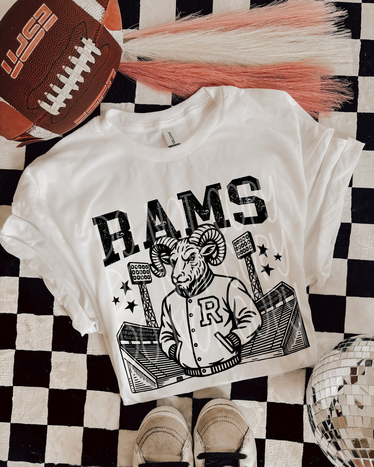 Rams Letterman mascots PHDC DTF transfer