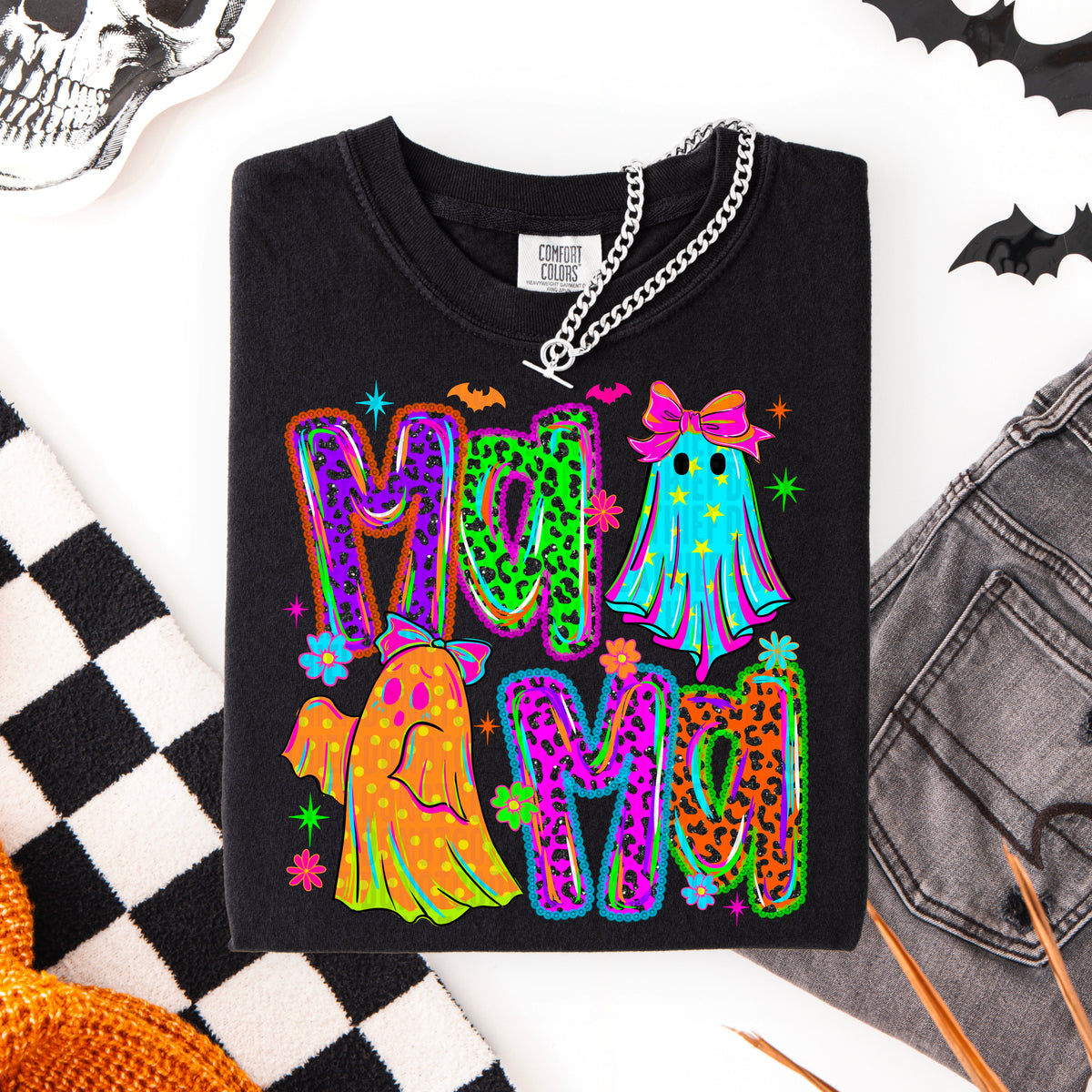 Mama neon ghost 111169 DTF transfer