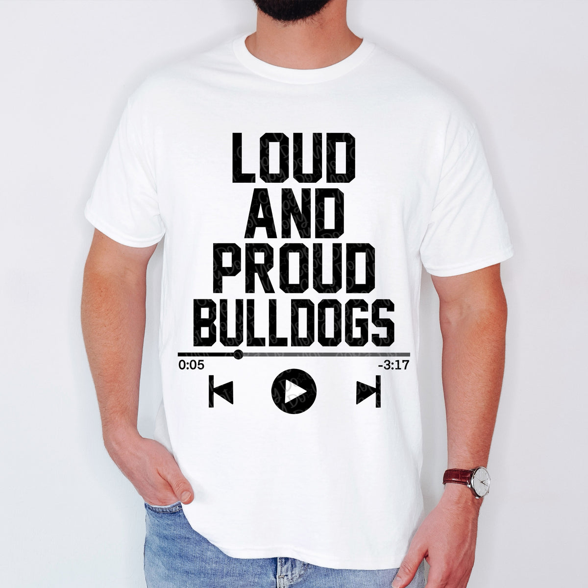 Loud and proud bulldogs VIRGO DTF transfer