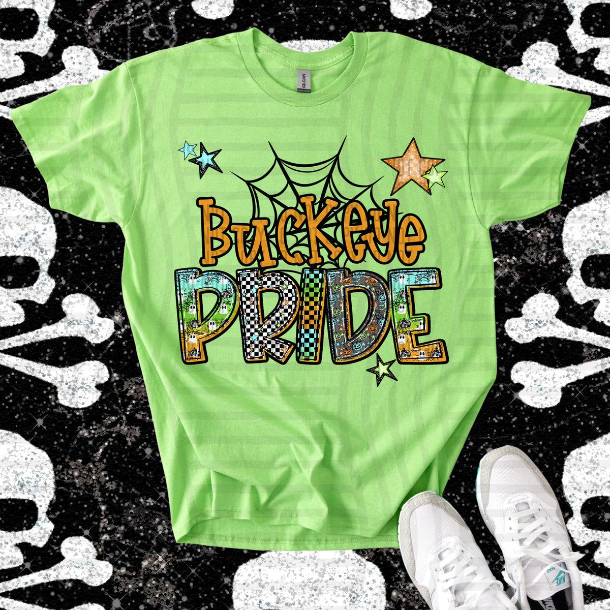 Buckeye pride HALLOWEEN CAPLINGER DTF transfer