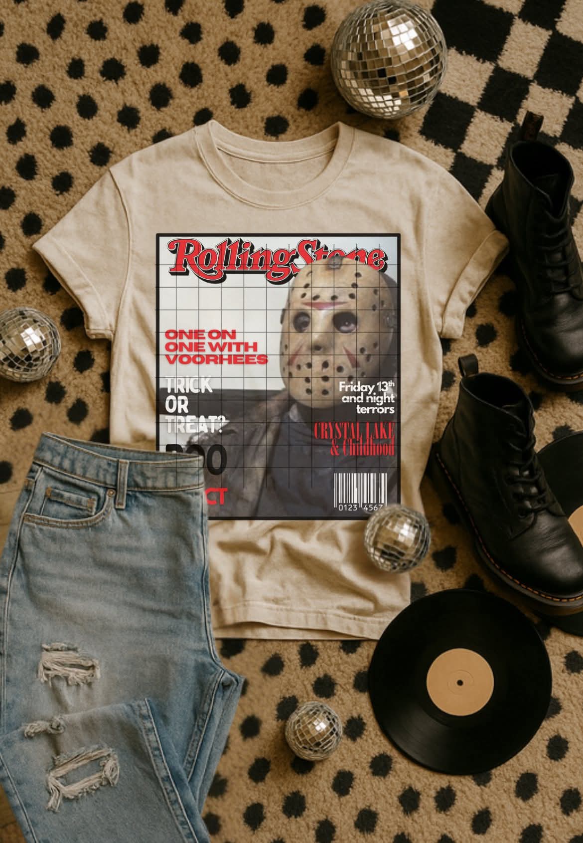 Friday 13th rolling stone magazine DTF transfer