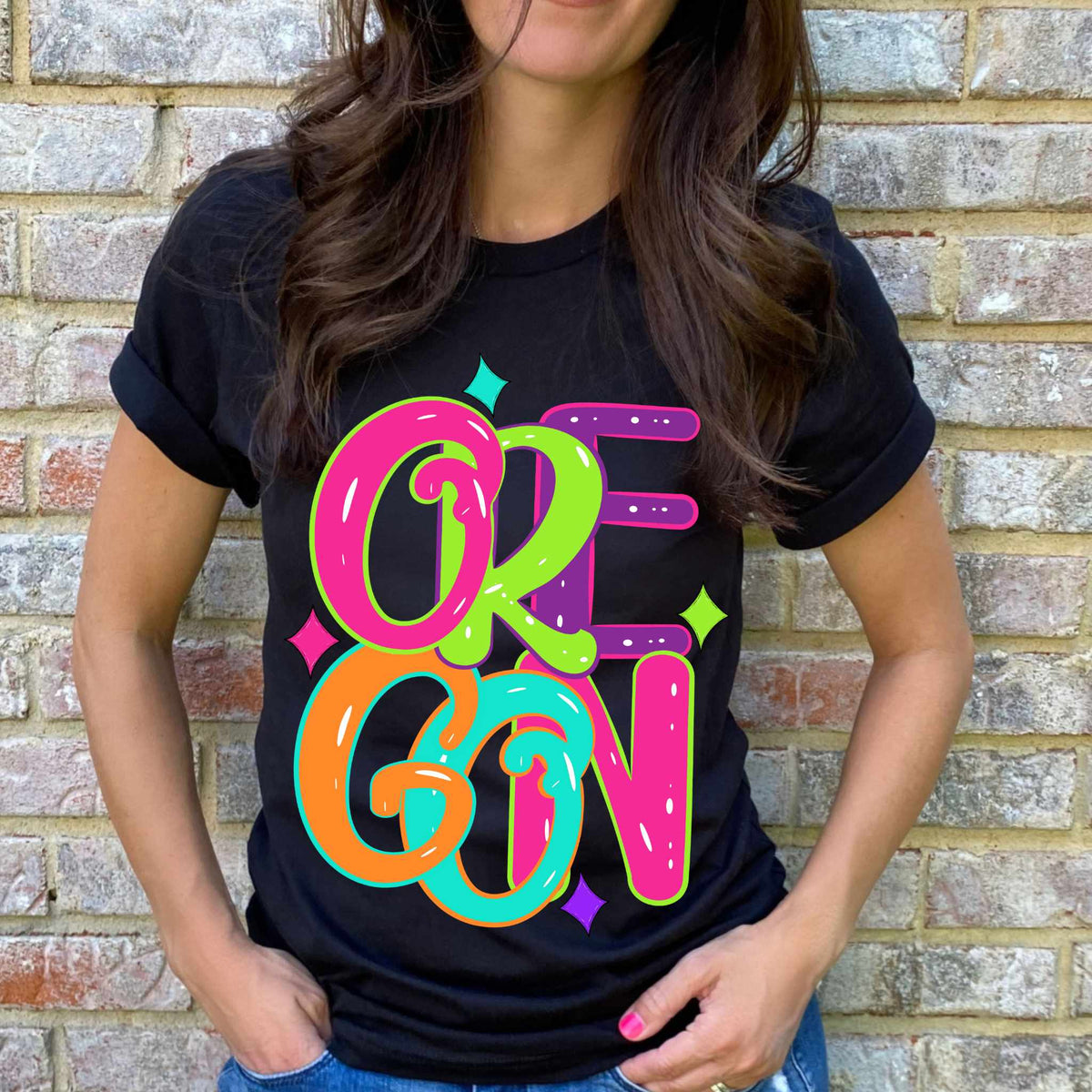 Oregon neon states 44923 DTF transfer