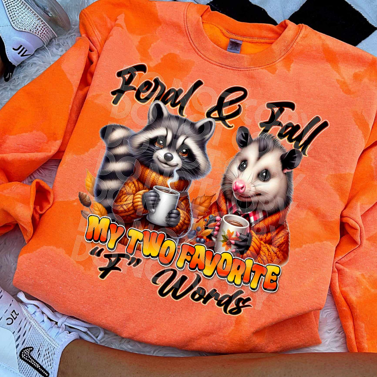 Feral & fall my two favorite f words 52298 DTF transfer